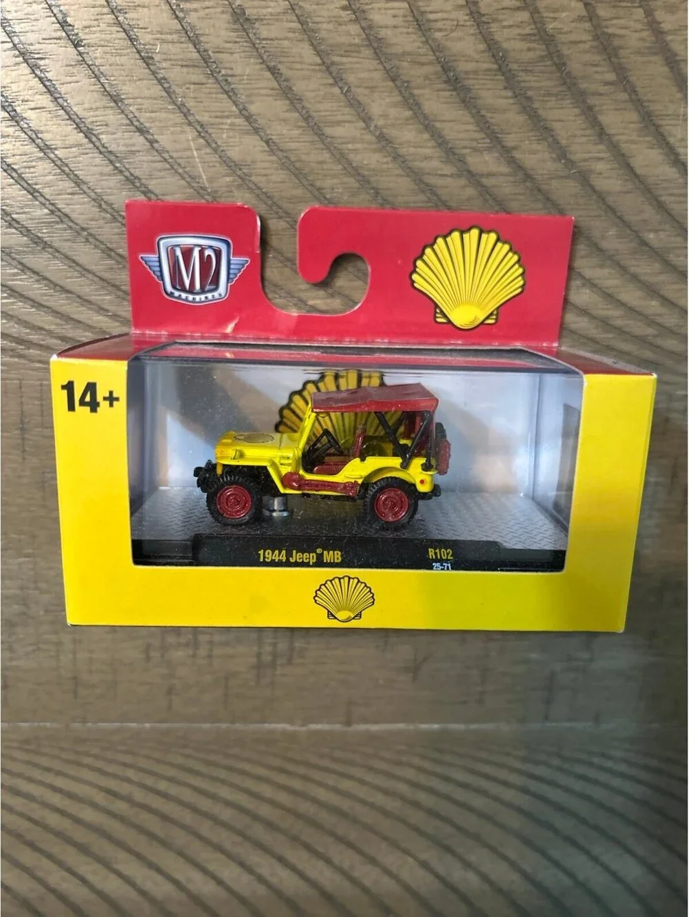 M2 Machines 1944 Jeep MB Shell Oil Diecast Truck Sealed Ford Collectible